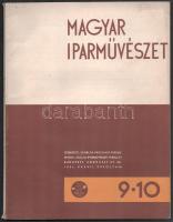 1934 Magyar Iparművészet XXXVII. évf. 9-10. száma. Szerk.: Szablya-Frischauf Ferenc. Kiadja az O. M. Iparművészeti Társulat. Fekete-fehér képekkel és színes mellékletekkel. Kiadói papírkötés, kissé sérült, foltos borítóval. + A Magyar Iparművészet XXXVII. évfolyamának tartalomjegyzéke