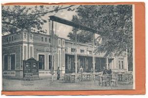 Buziás-fürdő, Baile Buzias; Nem képeslapos leporello füzet 12 képpel: Aczél fürdő, József és Mihály ...