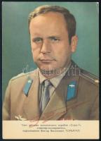 Viktor Gorbatko (1934- ) szovjet űrhajós aláírása képen /  Signature of Viktor Gorbatko (1934- ) Soviet astronaut on card