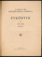 Az Orsz. M. Kir. Képzőművészeti Főiskola évkönyve az 1927-1928. tanévről. Bp., é.n., Phöbus-ny., 31+...