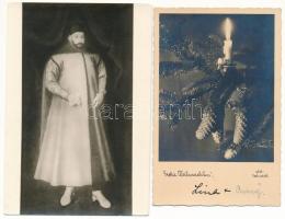 6 db főleg RÉGI postatiszta motívum képeslap vegyes minőségben: festmények, juhnyáj