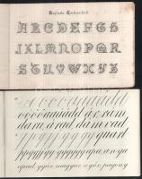 2 db szépírás füzet: Kováts Alajos: A Magyar Szépírás. Módszeres tanmenet a magyar írás tanításához....