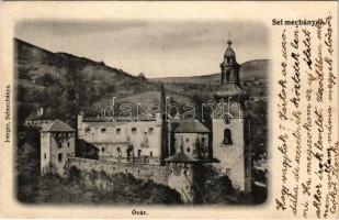 1905 Selmecbánya, Schemnitz, Banská Stiavnica; Óvár. Joerges kiadása / castle (EK)