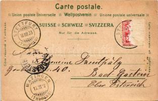 1903 Stettfurt, Kirche, Wirtschaft, Handlung &amp; Bäckerei v. F. Gamper / church, restaurant, s...