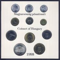 1993. 10f-200Ft 11klf db, szettben, benne 200Ft Ag "MNB" T:BU