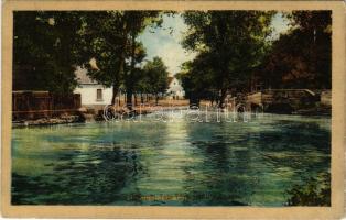 Tata, Tata-Tóváros; forrás. Lindenberg Adolf kiadása (kopott sarkak / worn corners)