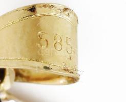 14K arany (Au) medál 0,65 g jelzett