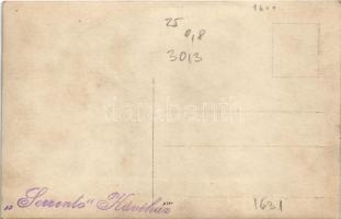 Budapest VI. Sorrento Kávéház, Törley pezsgő, Salvator sör. photo (kopott élek / worn edges)