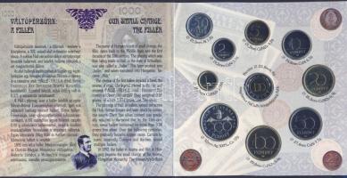 1997. 50f-200Ft 10klf db, benne 200Ft Ag "Deák", szettben T:BU Csak 7000db!