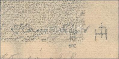 Hamza Tibor (1908-1967 v. 1972?): Eger városrészlet, háttérben a székesegyházzal. Akvarell, papír, j...