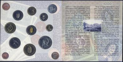 1997. 50f-200Ft 10klf db, benne 200Ft Ag "Deák", szettben T:BU Csak 7000db!