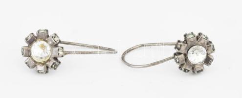 Ezüst (Ag) fülbevaló kővel, br 1,5 g