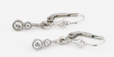 Ezüst (Ag) fülbevaló kövekkel, br 1,4 g