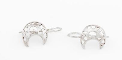 Ezüst (Ag) fülbevaló áttört mintákkal 2,2 g