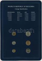 Bulgária 1974. 1s-50s (6xklf), "Coin Sets of All Nations" forgalmi szett felbélyegzett kar...