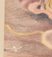 Bart (?) jelzéssel, XX. sz.vége/XXI sz. eleje: Adventicous. Vegyes technika, papír, üvegezett fakere...