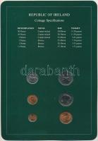 Írország 1980-1982. 1/2p-50p (6xklf), "Coin Sets of All Nations" forgalmi összeállítás fel...