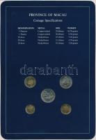 Makaó 1982-1992. 10a - 5P (5xklf), "Coin Sets of All Nations" forgalmi összeállítás felbél...