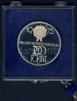 1975. 200Ft Ag "Felszabadulás" T:PP Csak 10.000db! Eredeti plombált MNB plasztiktokban!