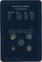 Norvégia 1983-1984. 10ö-10K (5xklf), "Coin Sets of All Nations" forgalmi összeállítás felb...