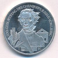 Németország 2003J 10E Ag "Justus von Liebig" T:AU
Germany 2003J 10 Euro Ag "Justus v...