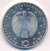 Németország 2002F 10E Ag "Euro bevezetése" T:AU Germany 2002F 10 Euro Ag "Introduction of the Euro" C:AU Krause KM#215