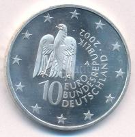 Németország 2002A 10E Ag "Berlini Múzeum-sziget" T:AU Germany 2002A 10 Euro Ag "Museum Island, Berlin" C:AU Krause KM#218