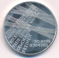 Németország 2003A 10E Ag "50 éves a népfölkelés az NDK-ban" T:AU
Germany 2003A 10 Euro Ag...