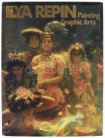 Ilya Repin. Painting, graphic, arts. Leningrad,1985.,Aurora. Gazdag képanyaggal illusztrált. Kiadói egészvászon-kötés, kiadói papír védőborítóban.