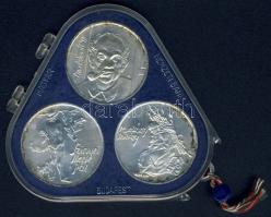 1976. 200Ft Ag 3klf db "Festők I.Derkovits, Szinyei, Munkácsi" sor T:BU Eredeti plombált MNB tokban!