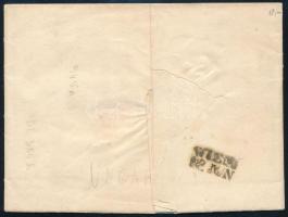 1843 Postage due cover "GROSS=CANISA" - "WIEN" 1843 Portós levél "GROSS=CAN...