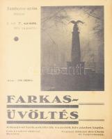 Farkasüvöltés. A magyar farkaskölyök vezetők hivatalos lapja. V. évf. 7. szám, 1933 augusztus. Jó állapotban.
