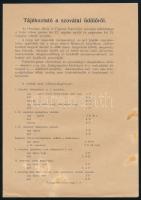 1943 Tájékoztató szovátai (erdélyi) üdülőről, tunyoghi Szűcs Kálmán kir. kuriai bíró részére címezve, 3 sztl oldal, kissé foltos