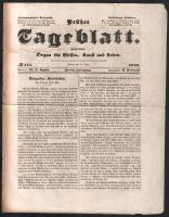 1840 Pesther Tageblatt No. 145. Juni 19. 4p.