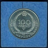 1983. 100Ft "Czóbel Béla" T:BU Eredeti tokban, tanúsítvánnyal!