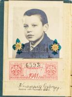 1939 Fényképes cserkész igazolvány