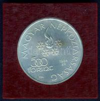 1984. 500Ft Ag "Téli olimpia" T:BU Csak 8000db! Eredeti tokban, tanúsítvánnyal!