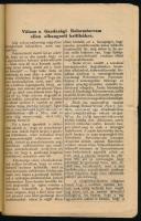1932 Bell Miklós: Válasz a gazdasági Reformtervem ellen elhangzott kritikákra. 1932. junius. Salgóta...