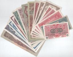 16db-os, főleg Pengő bankjegyekből álló tétel, közte több szép papír T:AU-F