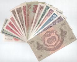 16db-os, főleg Pengő bankjegyekből álló tétel, közte több szép papír T:AU-F