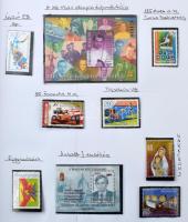 2009-2013 Tartalmas, de nem teljes gyűjtemény házi készítésű albumban sok blokkal (Névérték: 67.000 ...