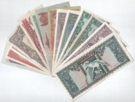 14db-os, főleg Pengő bankjegyekből álló tétel, közte több szép papír T:XF-F