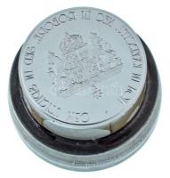 Bognár György (1944-) DN "Raoul Wallenberg - Budapest 1944-1945" PP Ag emlékérem hátlapi verőtőve, készült az érem kibocsátásának idején a Pénzverőben (42,5mm)