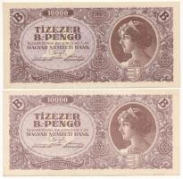 1946. 10.000BP (2x) T:AU egyik oldalán kisebb gyűrődések