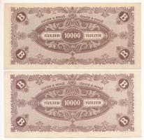 1946. 10.000BP (2x) T:AU egyik oldalán kisebb gyűrődések