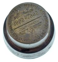 1995. "A Csepeli Fémmű alapításának 100 éves évfordulója emlékére" emlékérem előlapi verőtőve, készült az érem kibocsátásának idején a Pénzverőben (42,5mm)