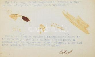 1913 Gépelt Id. Ohmacht Róbert gépészmérnök, műszaki szakíró, a Csonka Gépgyár egyetlen nem családta...