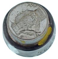 Tóth Sándor (1933-2019) DN "Szabolcs Szatmár Megyei Idegenforgalmi Hivatal - Nyír Tourist / Vaja" bronz emlékérem hátlapi verőtőve, készült az érem kibocsátásának idején a Pénzverőben (40mm)