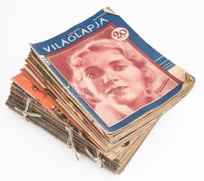 cca 1932-1940 Tolnai Világlapja XXXV. (1933.) évf. 1-26. számai, összefűzve + további 12 db vegyes száma (össz. 38 db), közte erdélyi bevonulásról szóló szám (,,Megyünk Erdélybe!", 1940. szept. 11.) Változó állapotban.