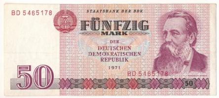 NDK 1971. 50M T:F GDR 1971. 50 Mark C:F Krause P#30